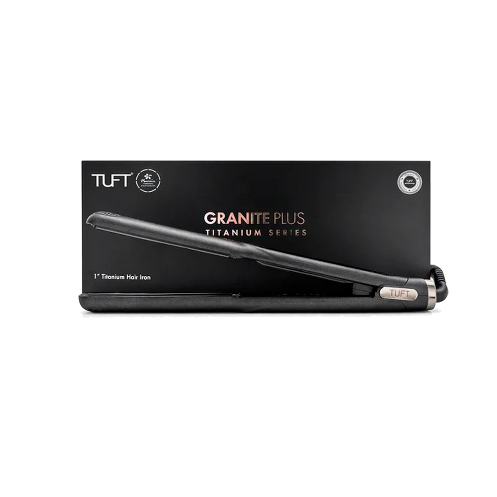 TUFT Granite Plus Titanium Plate 1 Inch Floractive Hair Straightener – 250°C Black